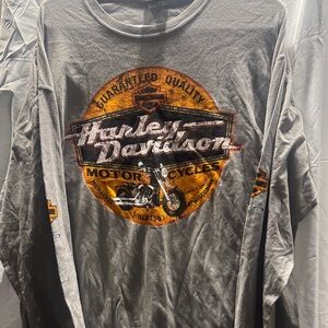 Harley-Davidson Gray Long Sleeve Tee